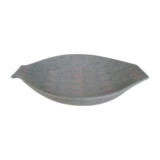 1960s Vintage Fish-Shaped Art Pottery Bowl