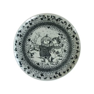 Bjorn Wiinblad for Nymolle Denmark Winter Decorative Plate Serving Platter